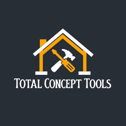 Total Concept Tools Logo: Line Drawing of a House with Tools Inside
